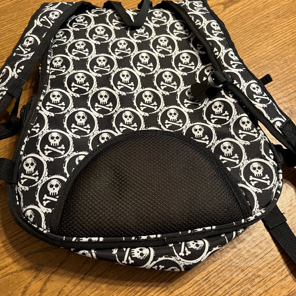 Black Skeleton Back Pack - image 2
